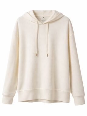 Danskin Ivory/Cream Hooded Pullover Sweatshirt
